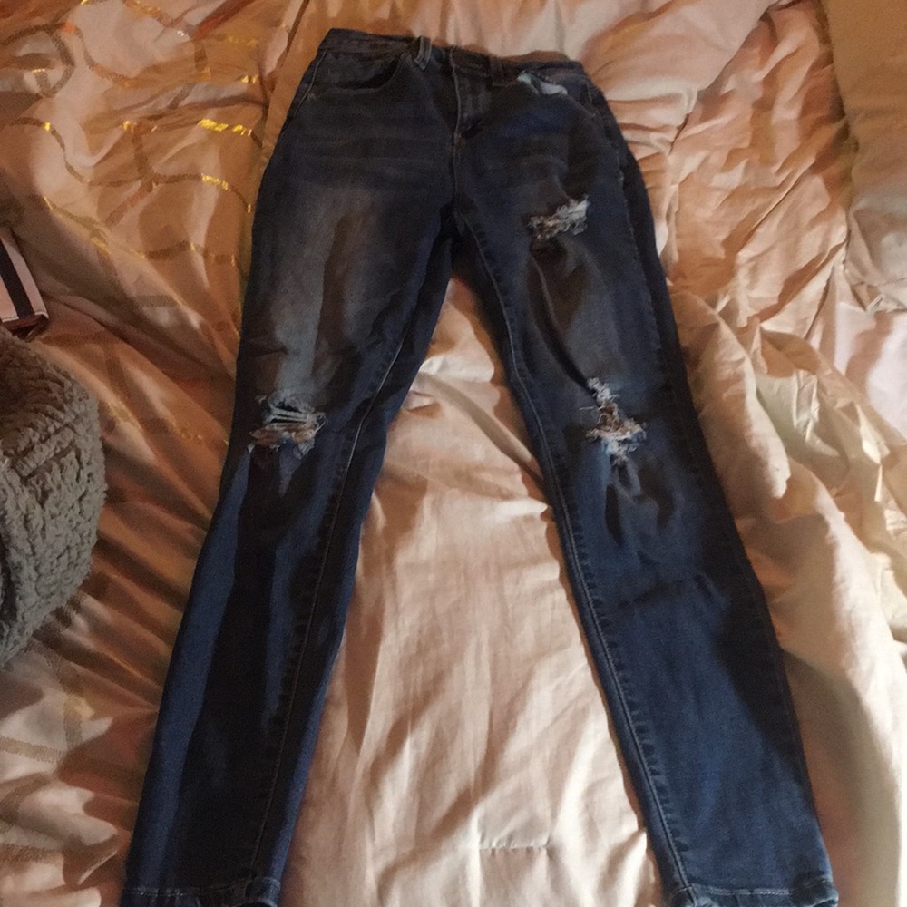 brand: secrets with love. size 5/27. colour blue.